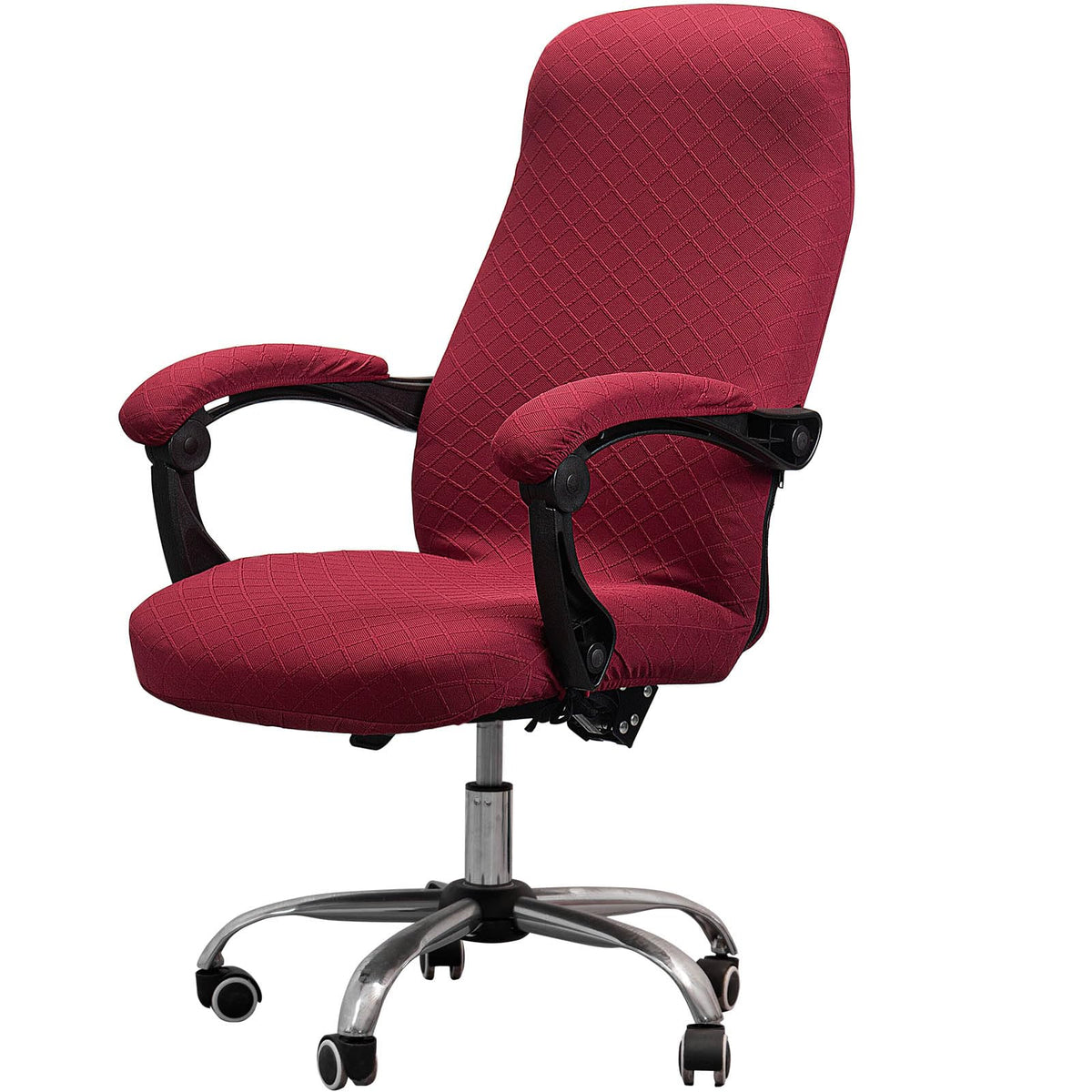 Melaluxe Office Chair Cover with Armrest Covers, Universal Stretch Desk Chair Cover, Computer Chair Slipcovers