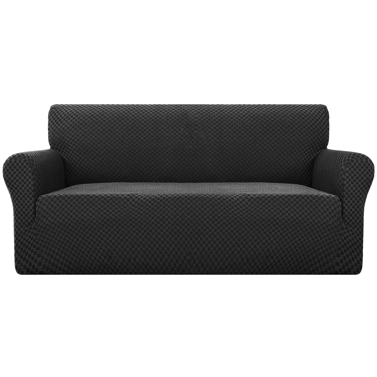 YEMYHOM Couch Cover Latest Jacquard Design High Stretch Sofa Chair Covers for Living Room, Pet Dog Cat Proof Armchair Slipcover Non Slip Magic Elastic Furniture Protector (Chair, Light Gray)