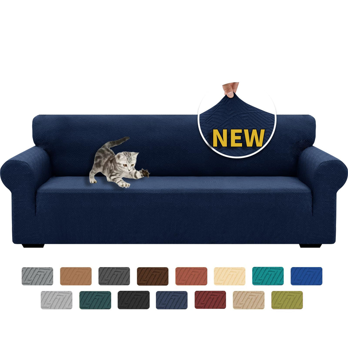 XINEAGE Stretch Jacquard Armchair Cover, Non Slip Sofa Slipcover for Dog