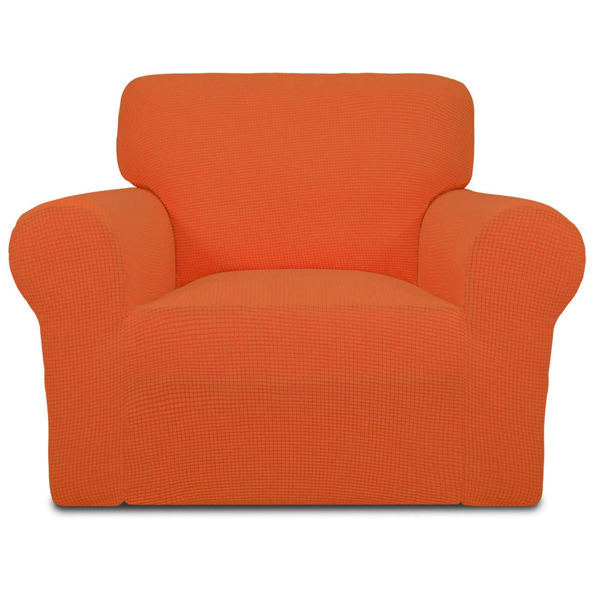 Easy-Going Stretch Chair Sofa Slipcover Washable Dark Gray
