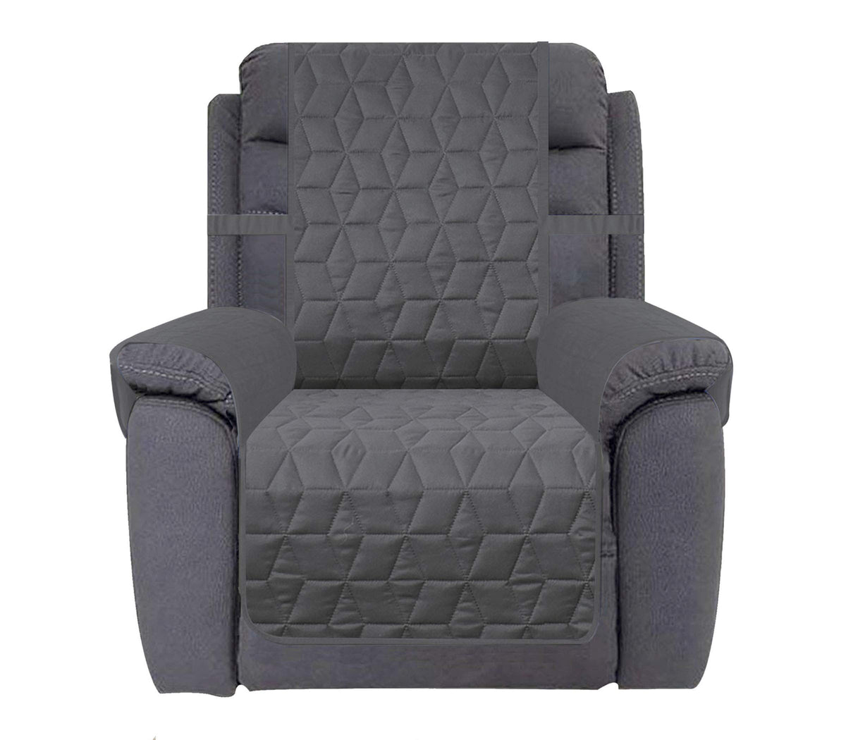 Ameritex Waterproof Nonslip Recliner Cover Christmas Decor Stay in Place, Dog Couch Recliner Cover Furniture Protector for Pets and Kids (Beige, 23'')