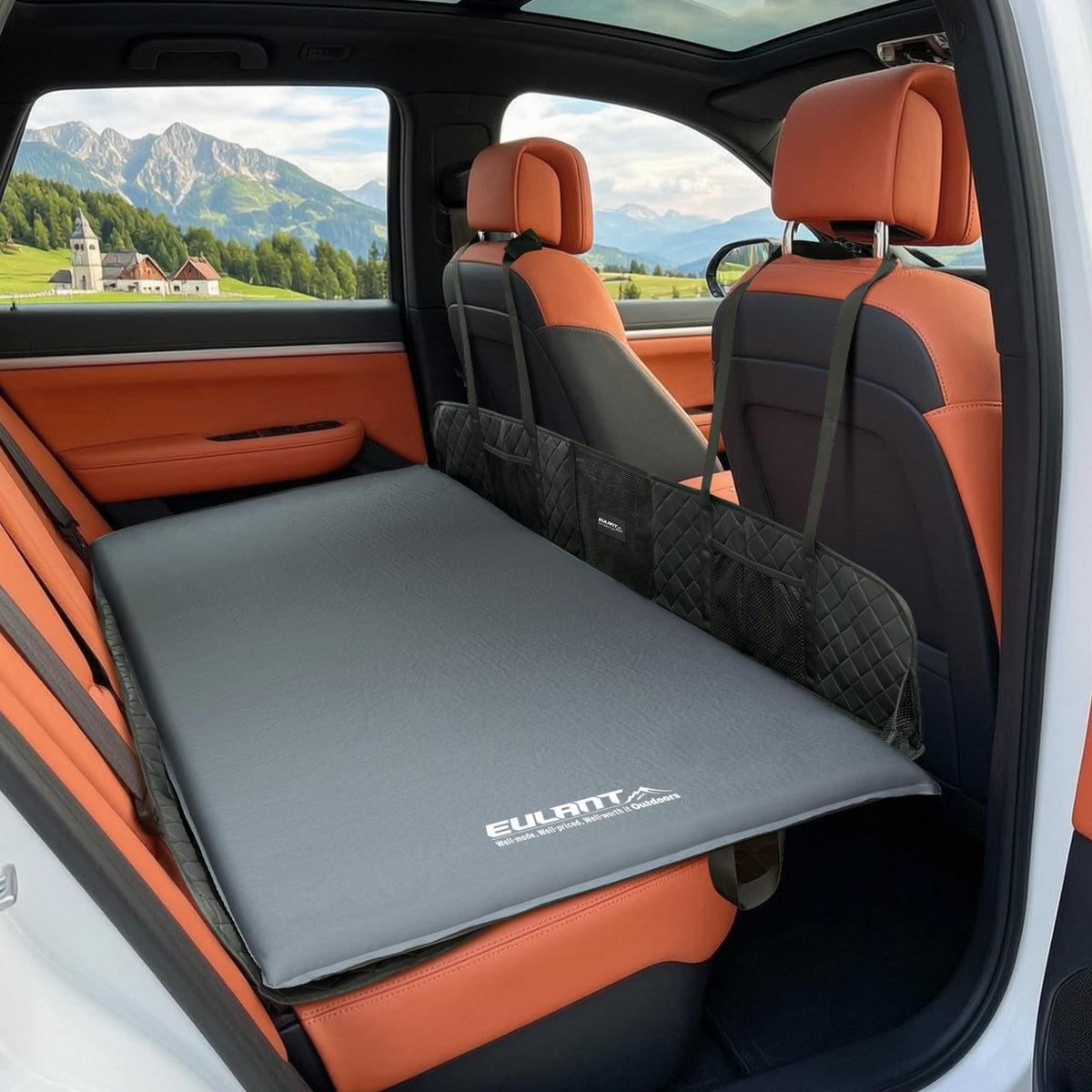 Car Rear Seat Mattress Extension Plate,Folding Rear Back Seat Extender