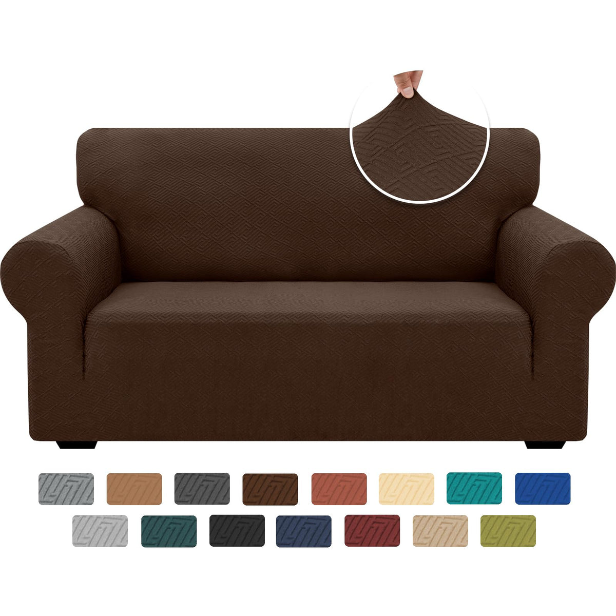 XINEAGE Stretch Jacquard Armchair Cover, Non Slip Sofa Slipcover for Dog