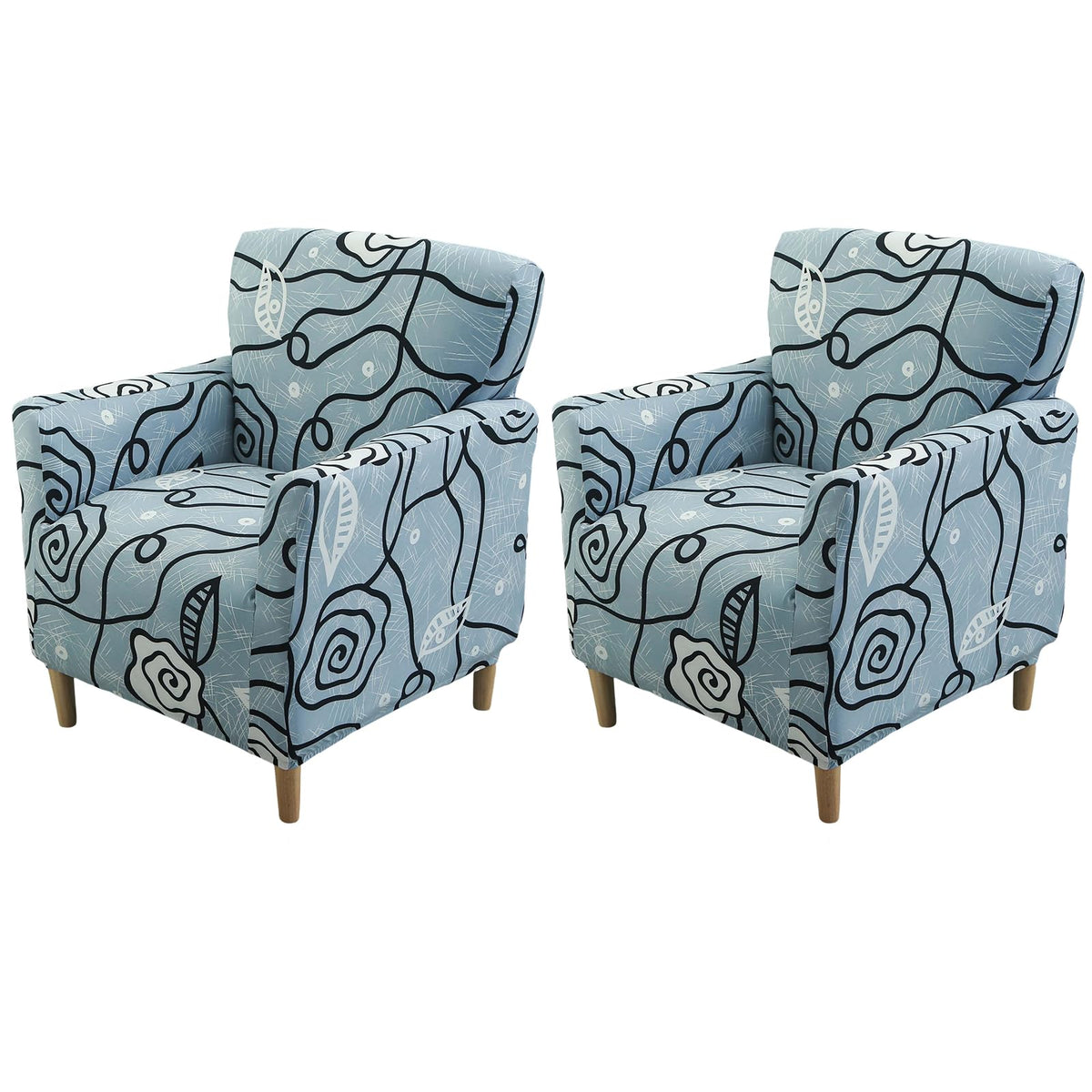 FUANGUI Banquet Armchair Slipcover Chair Covers with Arms