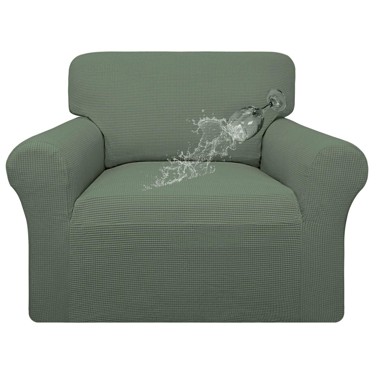 Easy-Going 100% Waterproof Chair Couch Cover, Stretch Jacquard Sofa Cover