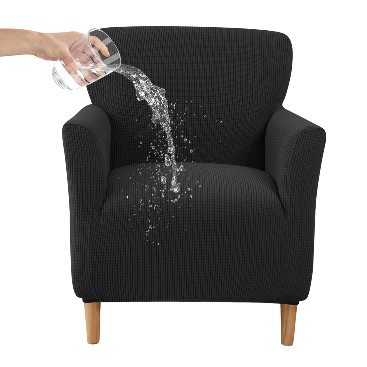 CRFATOP Accent Chair Cover, Stretch Armchair Slipcover for Living Room,21