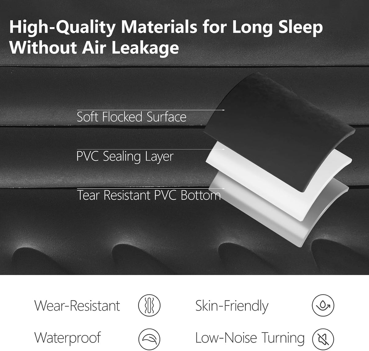 BEBAS Car Air Mattress One-Piece Backseat Bed Inflatable SUV Sleeping Pad