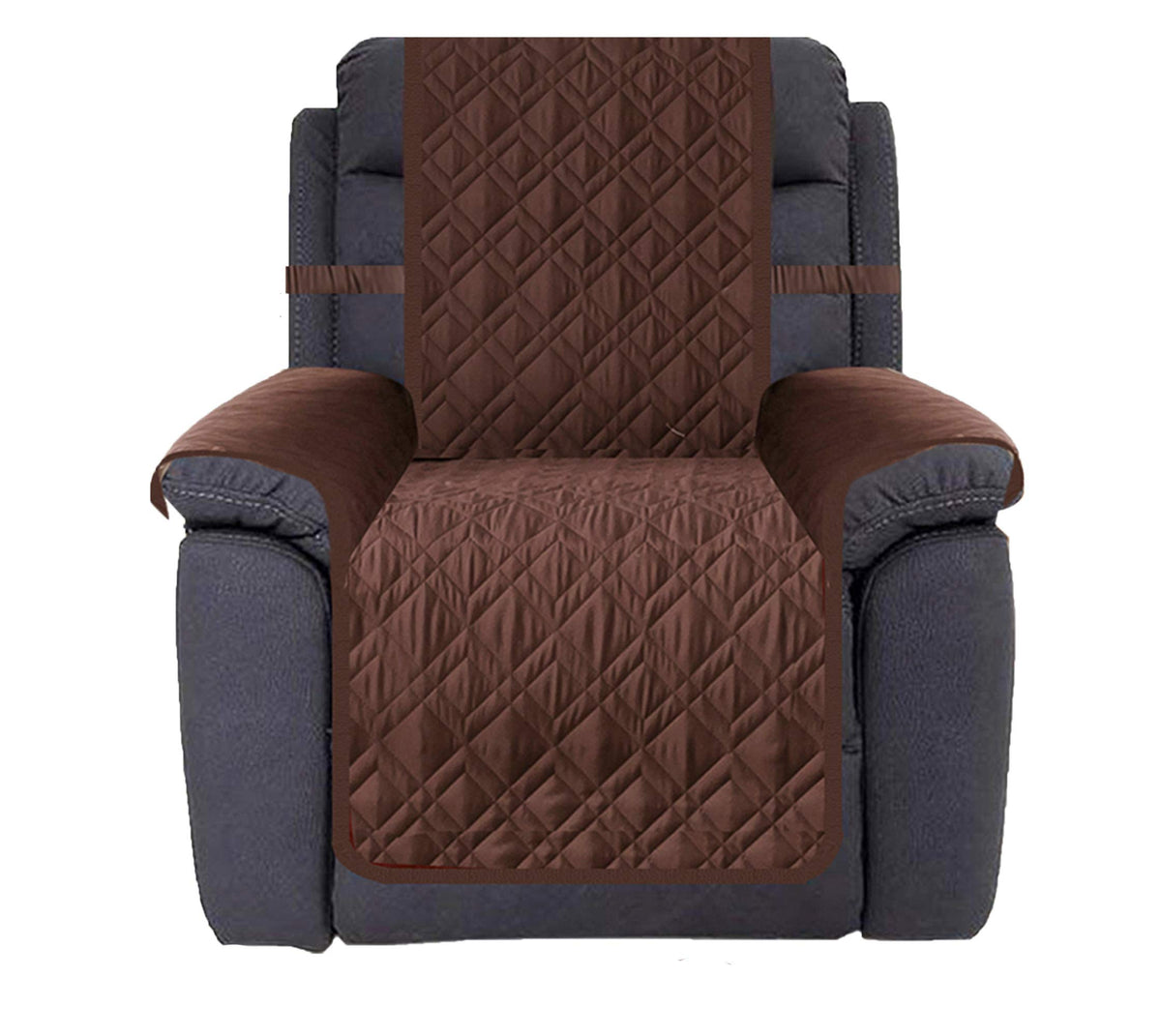 Ameritex Waterproof Nonslip Recliner Cover Stay in Place, Dog Chair Cover Furniture Protector, Ideal Recliner Slipcovers for Pets and Kids (Beige, 23")