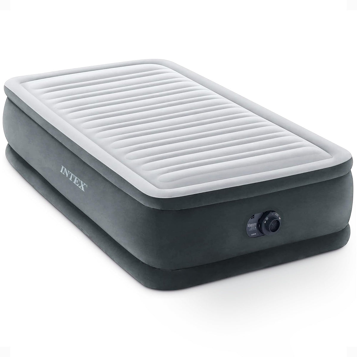 Intex Dura-Beam Deluxe 18" Twin Size Air Mattress with Built-in Pump