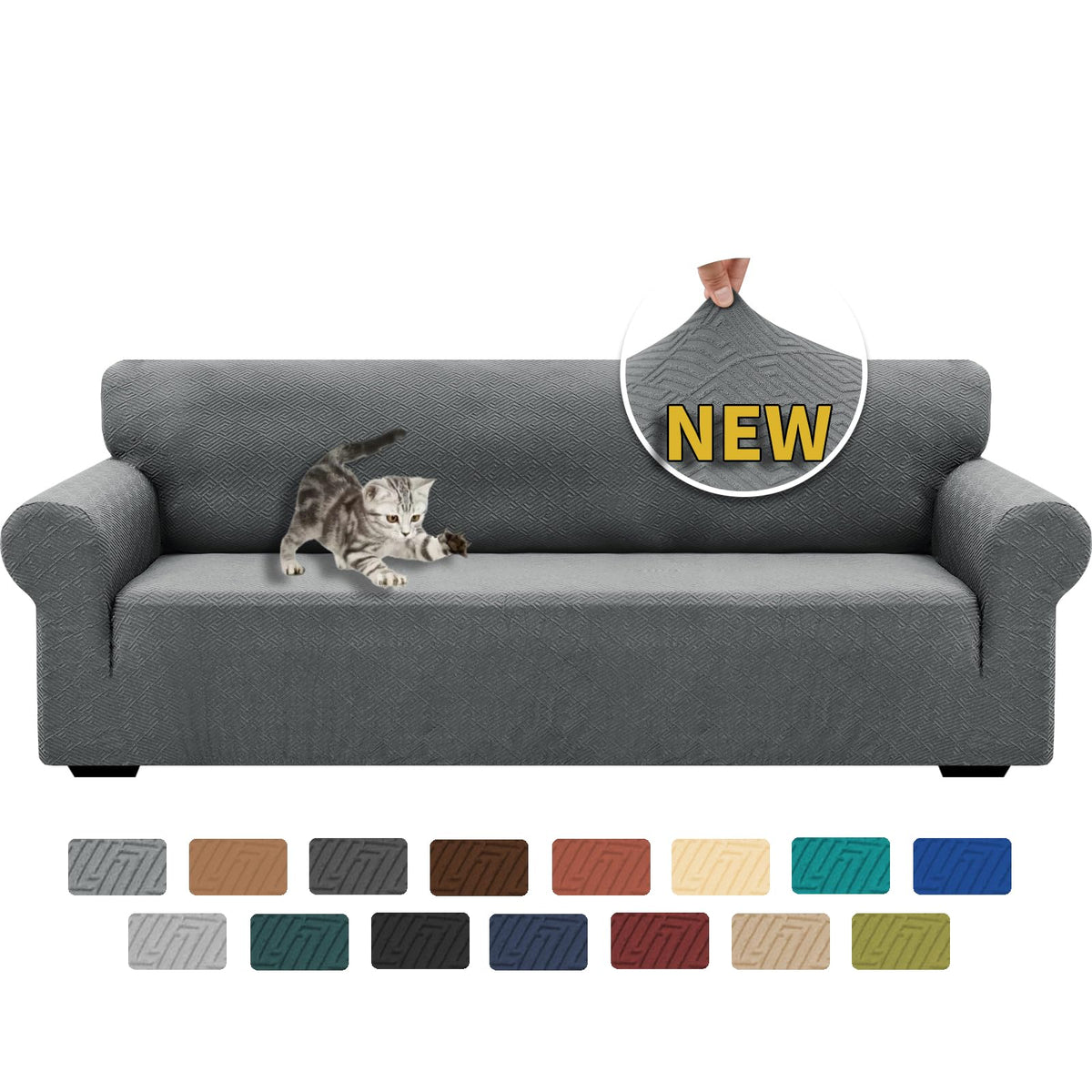 XINEAGE Stretch Jacquard Armchair Cover, Non Slip Sofa Slipcover for Dog