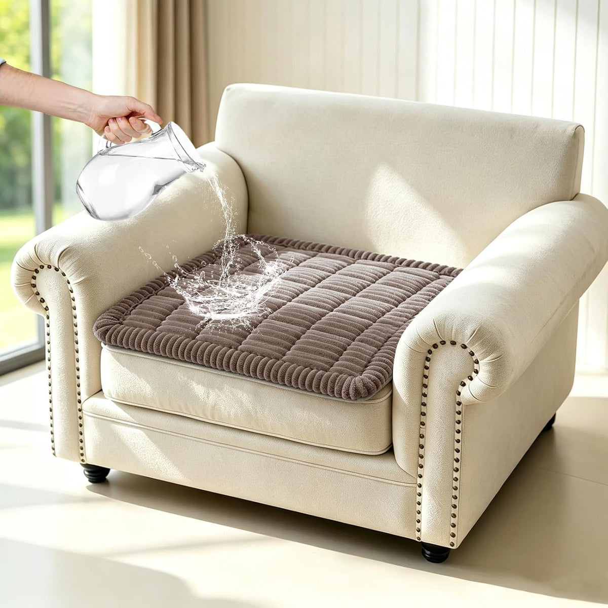 Waterproof Couch Cover for Dogs, Non Slip Washable Sofa Protector