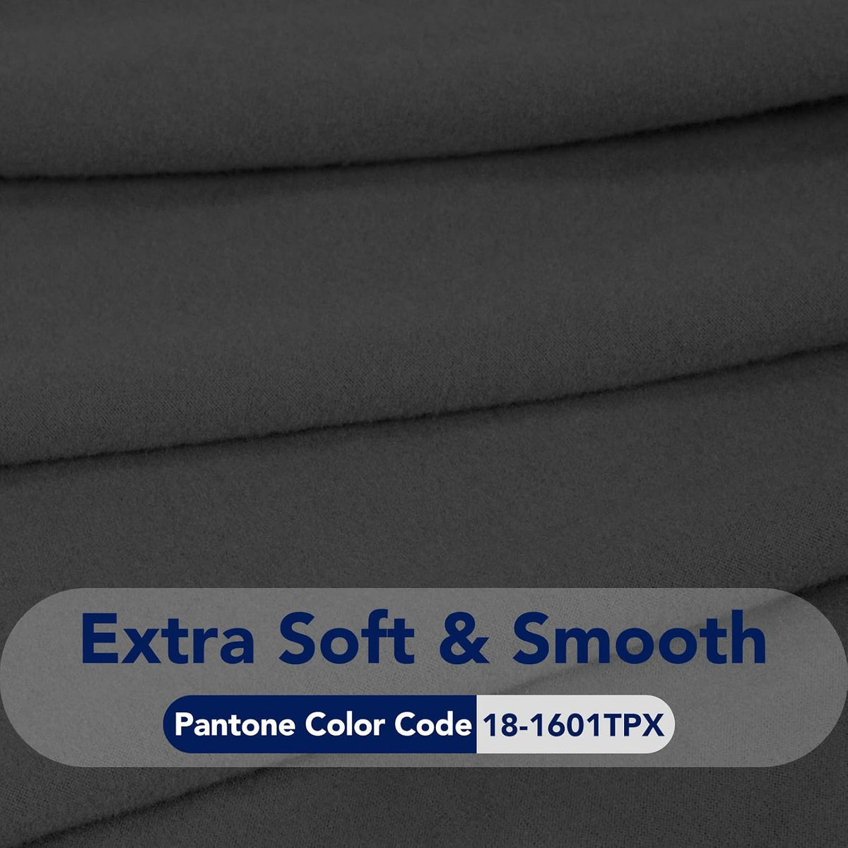 PureFit Super Stretch Chair Covers Fleece Couch Covers for Sofa Dark Gray