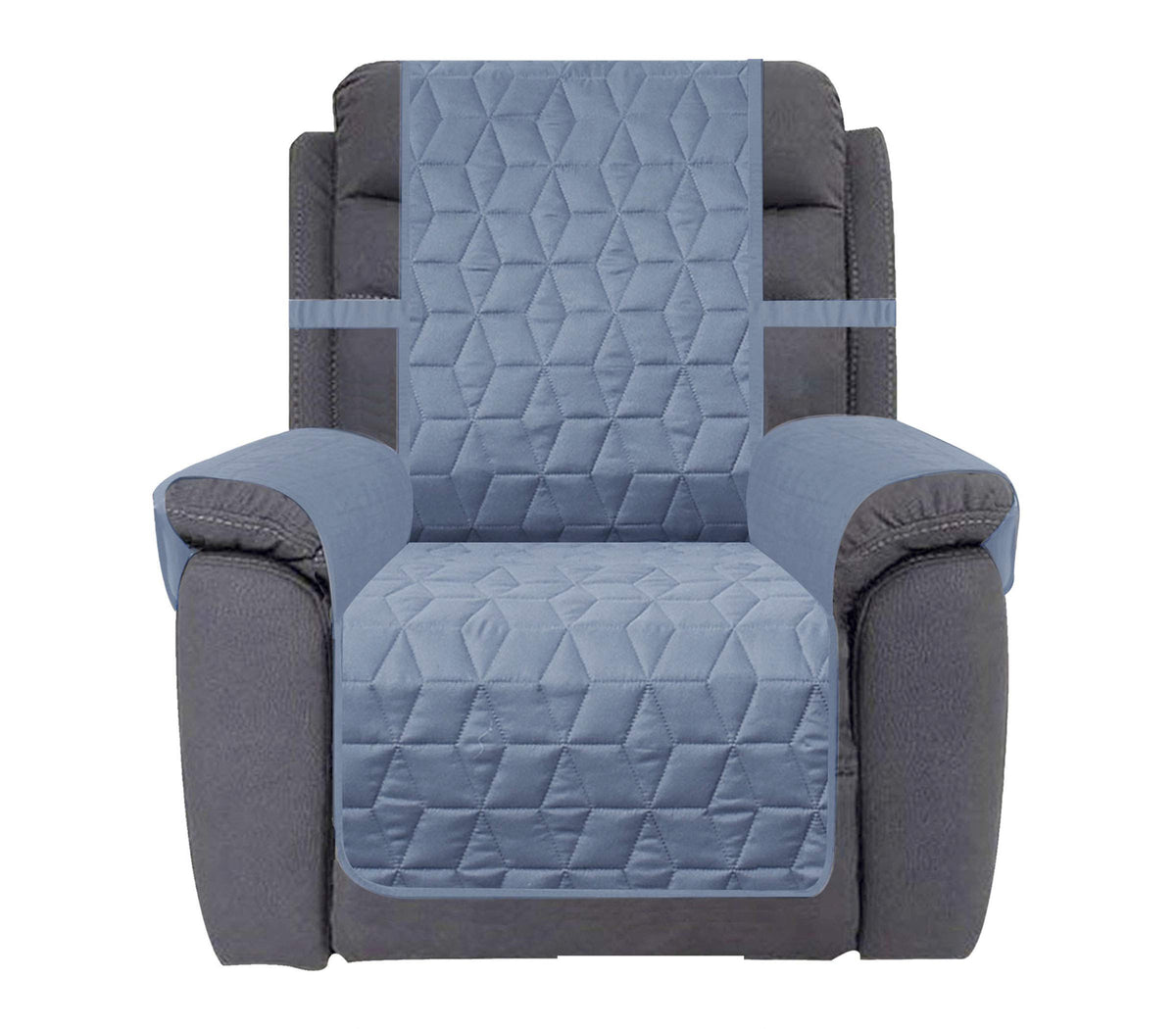 Ameritex Waterproof Nonslip Recliner Cover Christmas Decor Stay in Place, Dog Couch Recliner Cover Furniture Protector for Pets and Kids (Beige, 23'')