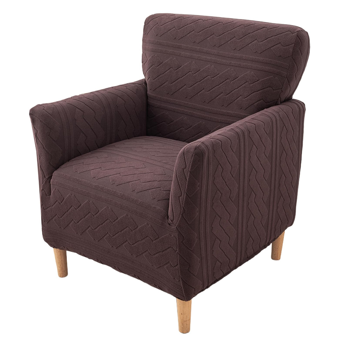 KRFOONN Chair Covers with Arms Armchair Slipcover for Living Room, Beige