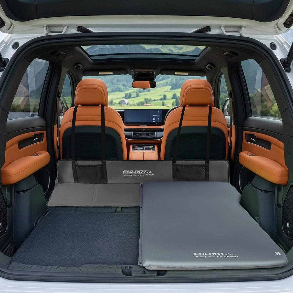 Car Rear Seat Mattress Extension Plate,Folding Rear Back Seat Extender