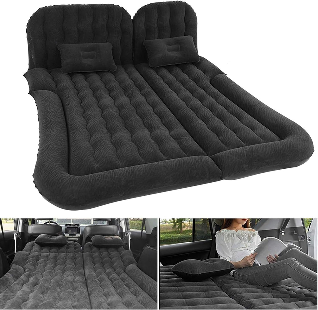 Car Air Mattress for Nissan Pathfinder IV 2012-2017 2018 2019 2020 2021, Car Mattress Inflatable Bed Portable Foldable with Pillow Camping Travel Car Accessories,Black