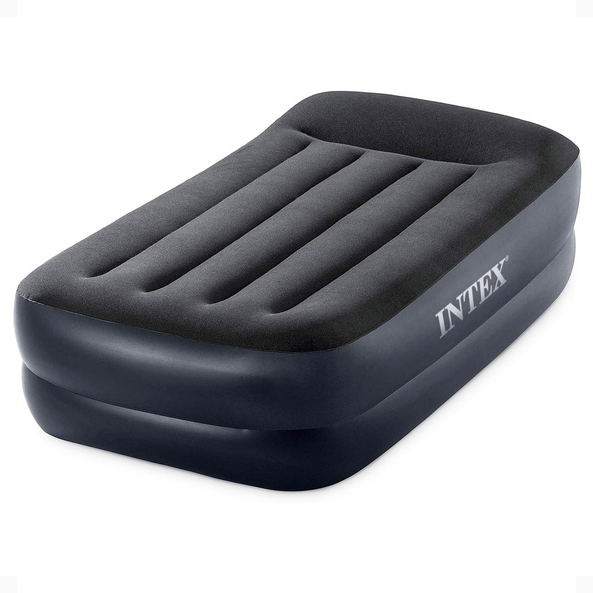 Intex Dura-Beam Plus 16.5" Queen Size Air Mattress with Built-in Pump