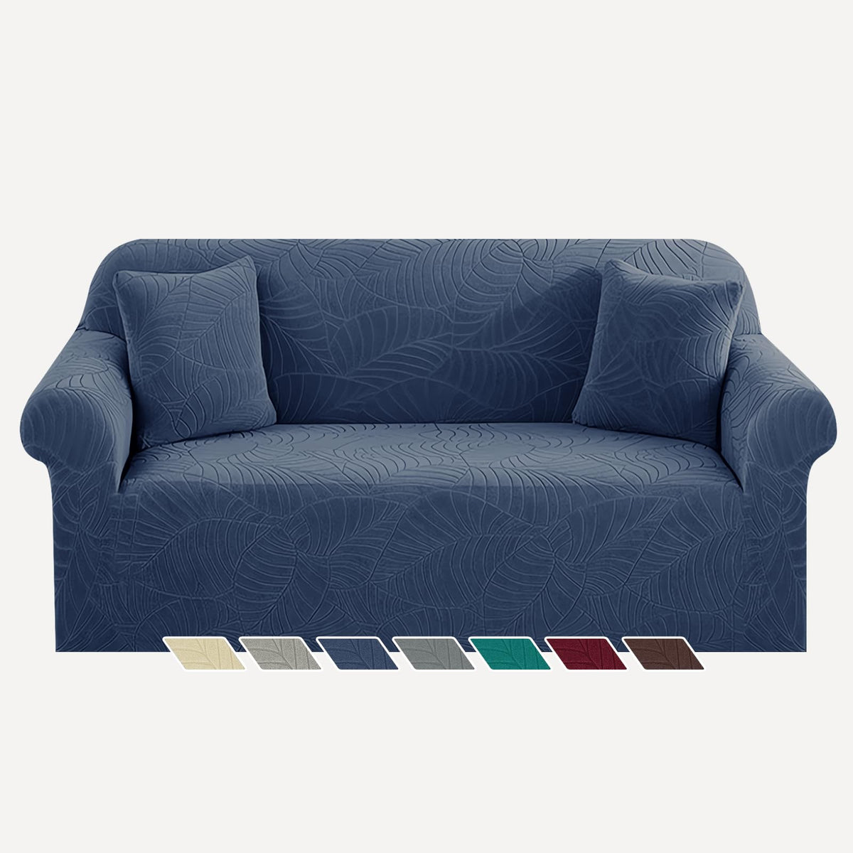 YEMYHOM Couch Cover Latest Jacquard Design High Stretch Sofa Chair Covers for Living Room, Pet Dog Cat Proof Armchair Slipcover Non Slip Magic Elastic Furniture Protector (Chair, Light Gray)