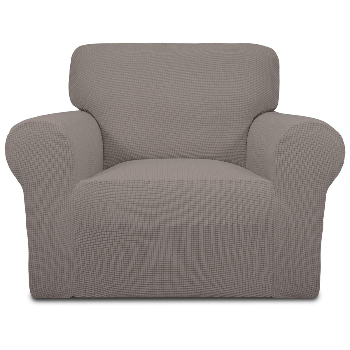 Easy-Going Stretch Chair Sofa Slipcover Washable Dark Gray