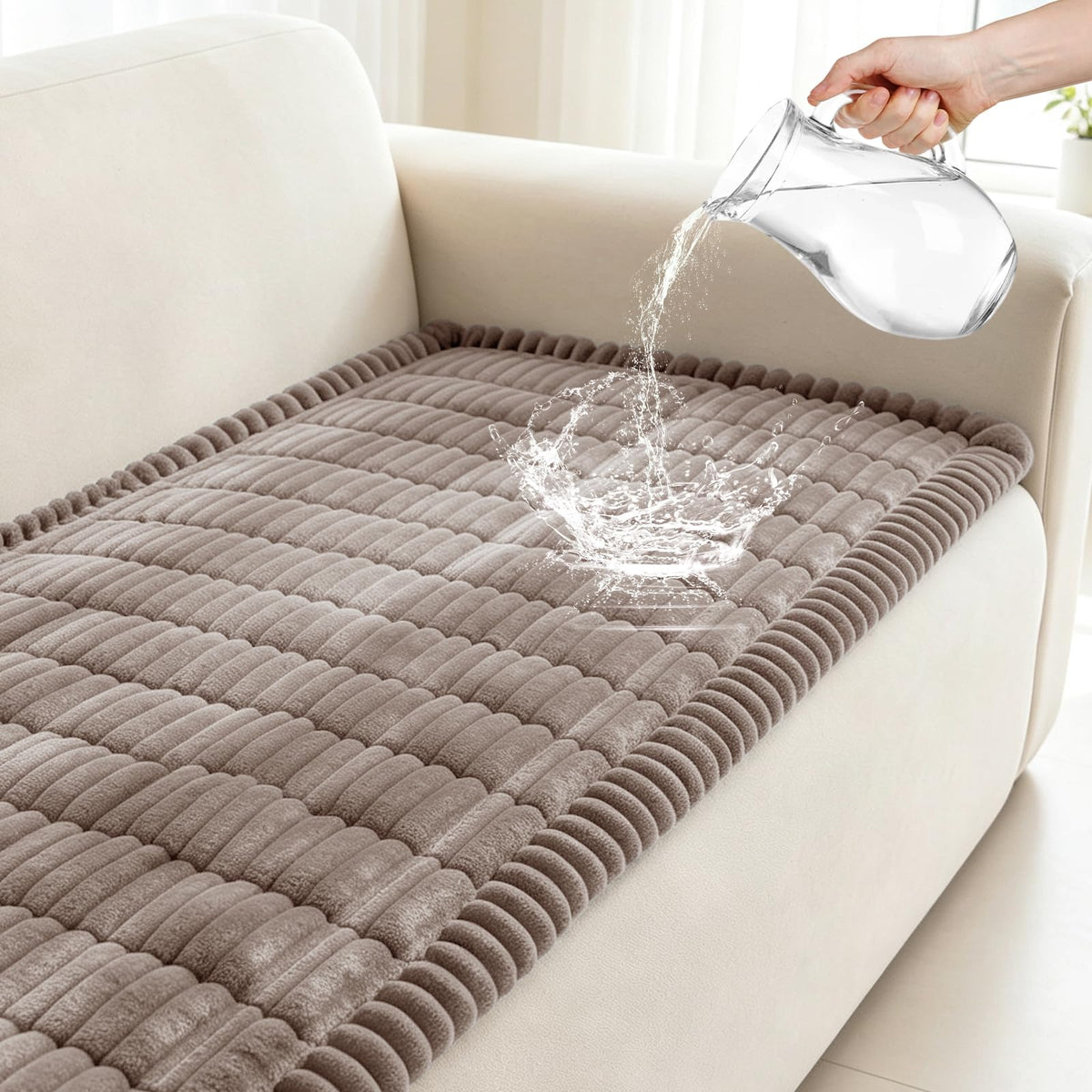 Waterproof Couch Cover for Dogs, Non Slip Washable Sofa Protector