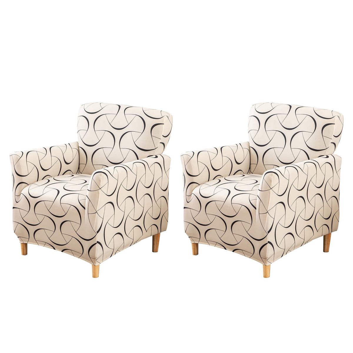 FUANGUI Banquet Armchair Slipcover Chair Covers with Arms