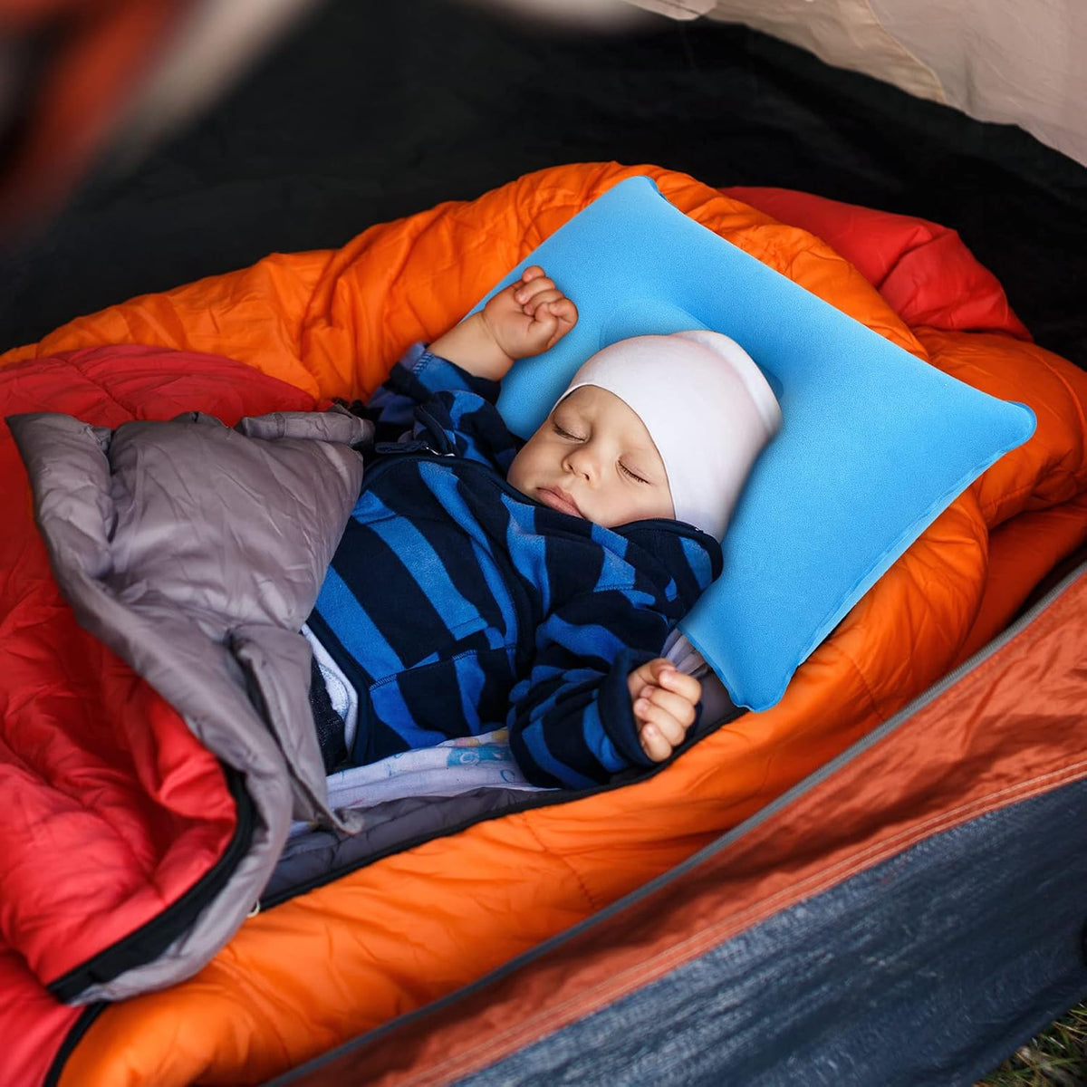 Maitys 5 Pcs Inflatable Camping Pillow,16.93 X 10.63 Inches,Multicolor