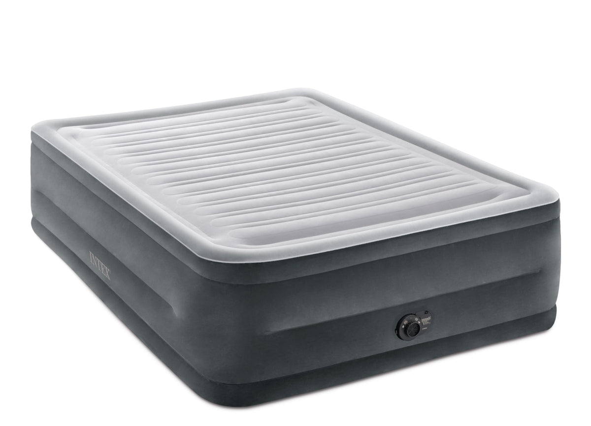 Intex Dura-Beam Deluxe 18" Twin Size Air Mattress with Built-in Pump