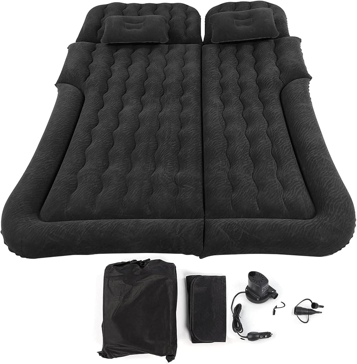 Car Air Mattress for Nissan Pathfinder IV 2012-2017 2018 2019 2020 2021, Car Mattress Inflatable Bed Portable Foldable with Pillow Camping Travel Car Accessories,Black