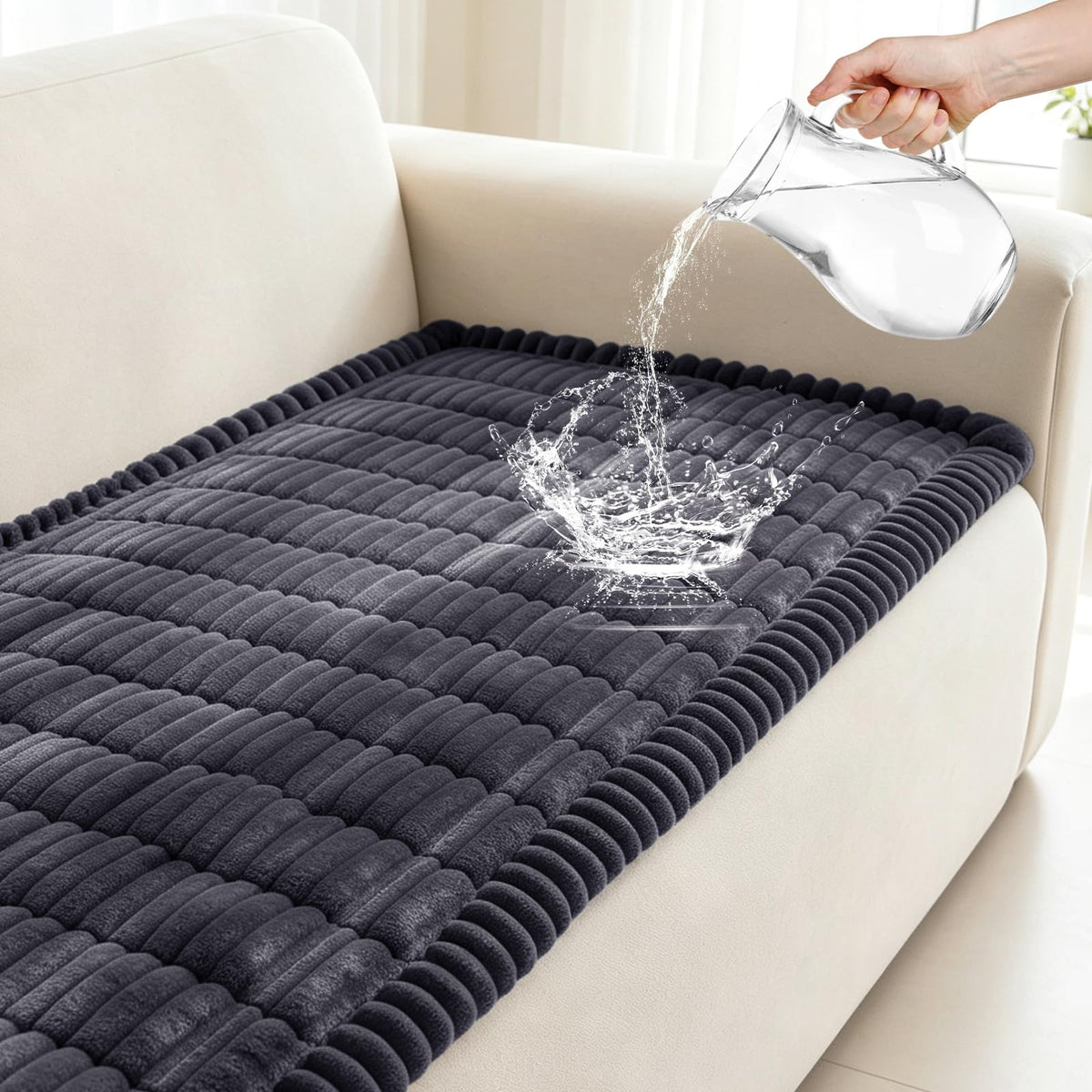 Waterproof Couch Cover for Dogs, Non Slip Washable Sofa Protector