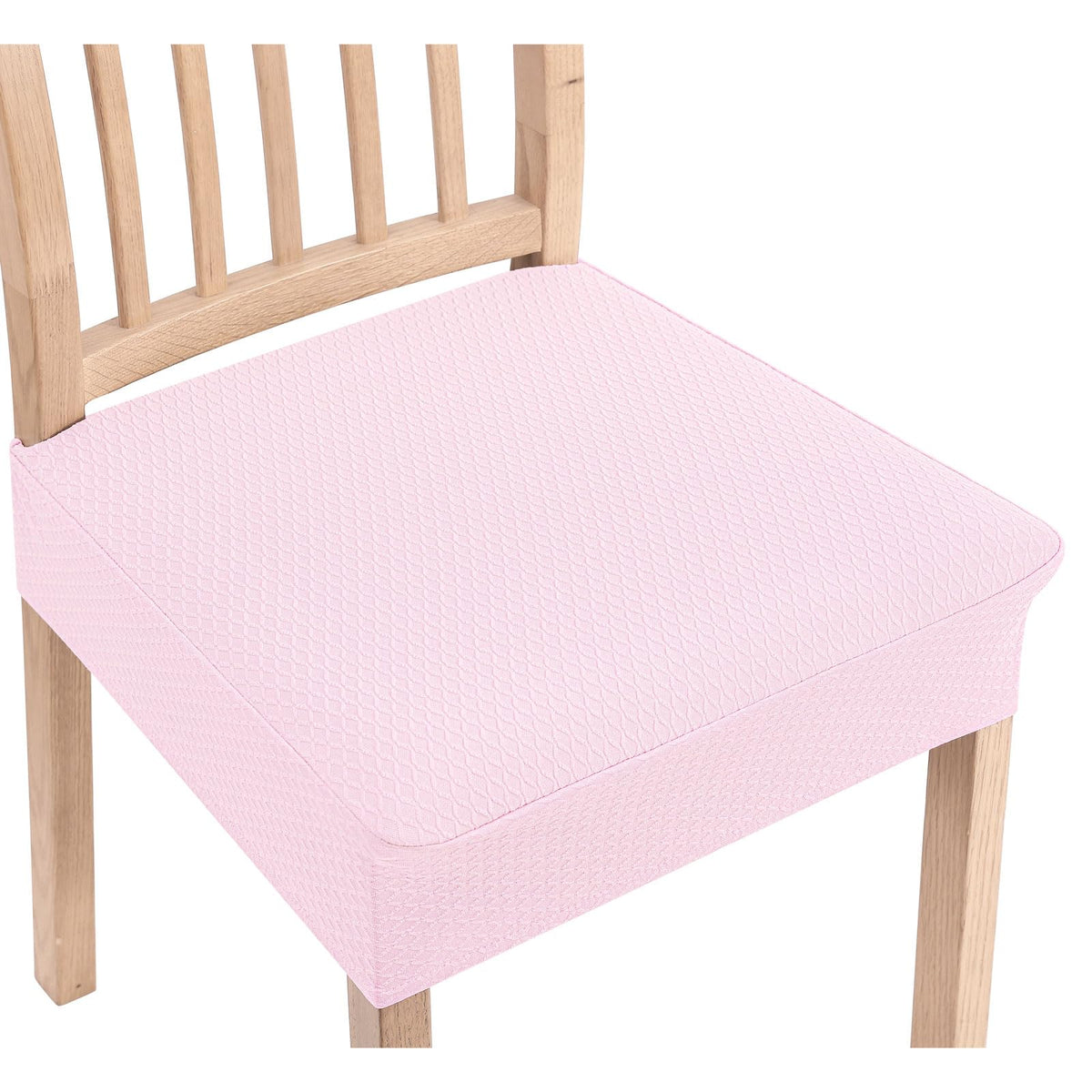 Smiry Stretch Jacquard Seat Covers for Dining Room Chairs Set of 6