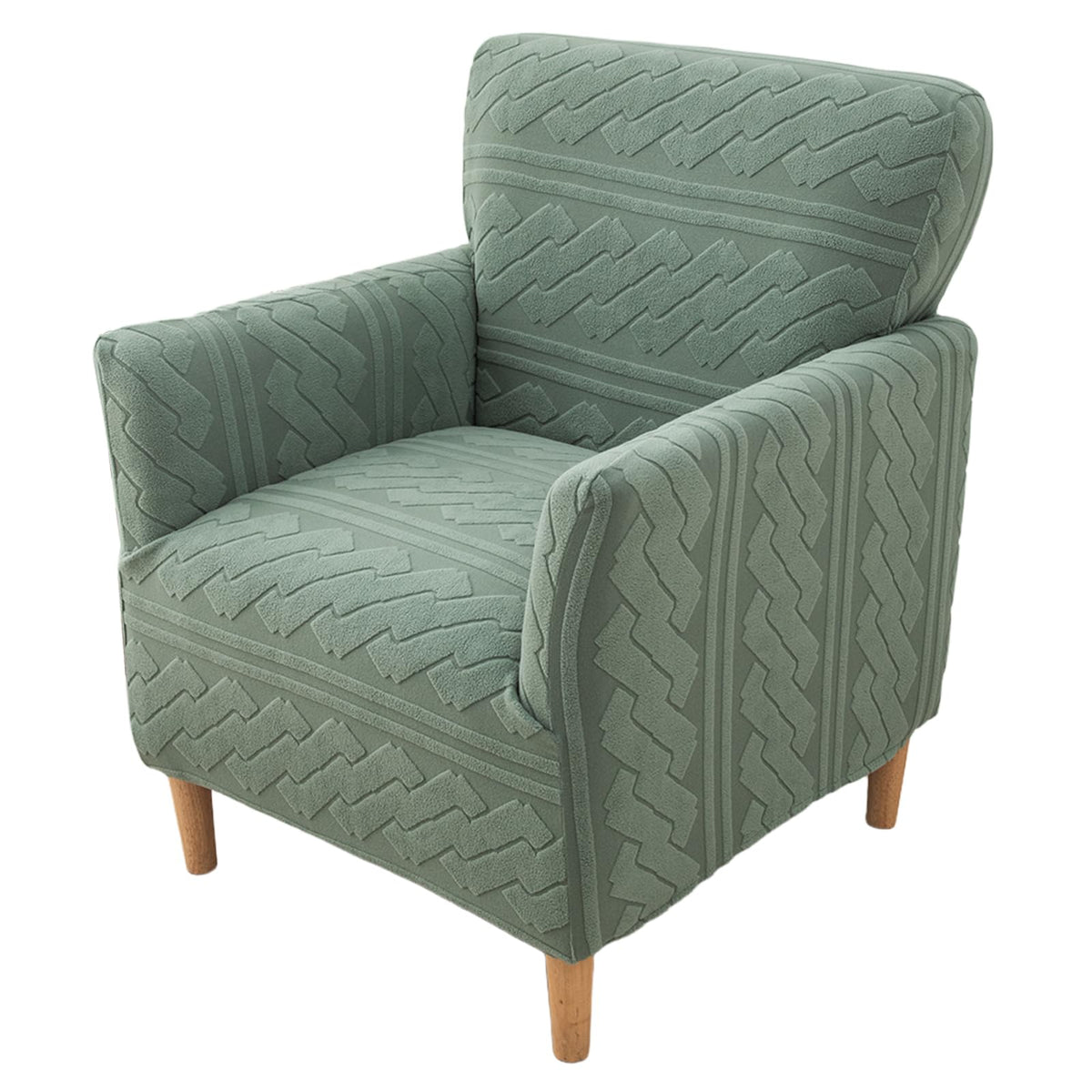 KRFOONN Chair Covers with Arms Armchair Slipcover for Living Room, Beige