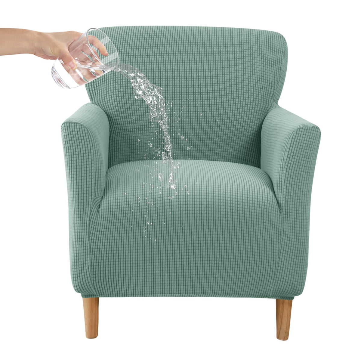 CRFATOP Accent Chair Cover, Stretch Armchair Slipcover for Living Room,21