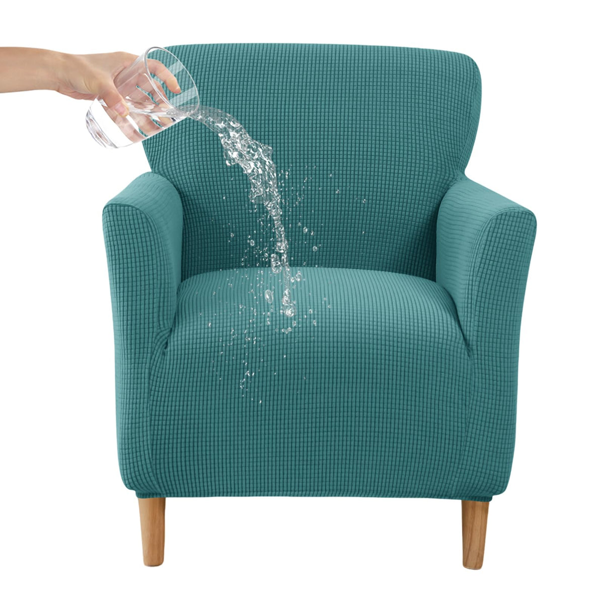 CRFATOP Accent Chair Cover, Stretch Armchair Slipcover for Living Room,21