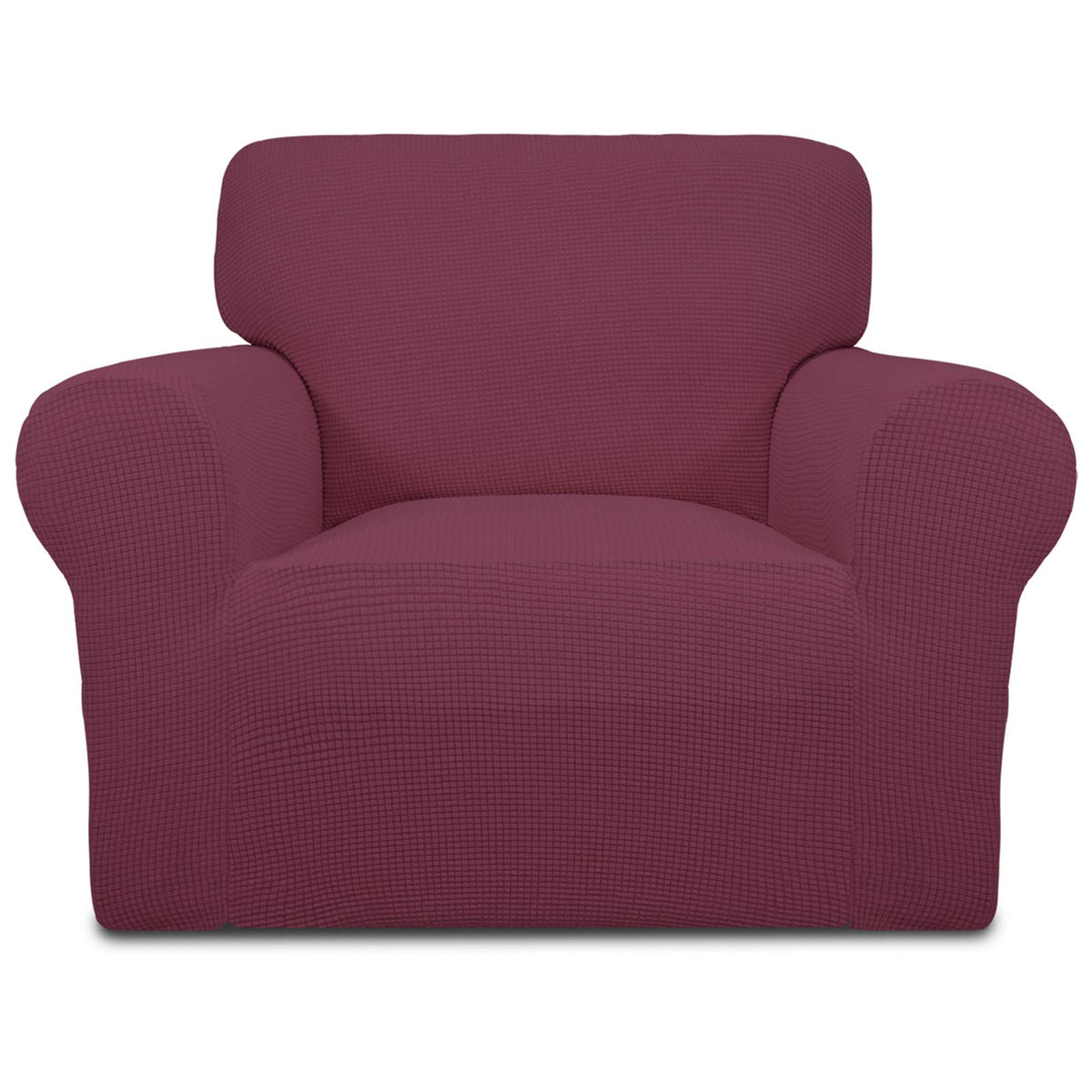 Easy-Going Stretch Chair Sofa Slipcover Washable Dark Gray