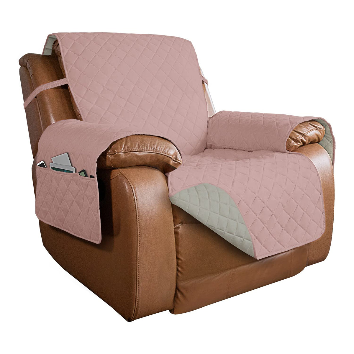 PureFit Reversible Recliner Chair Covers Couch Covers for Dogs, 19 in