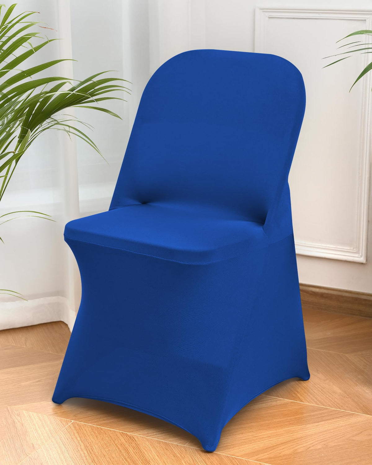 10 Packs White Spandex Stretch Folding Chair Covers Wedding Party