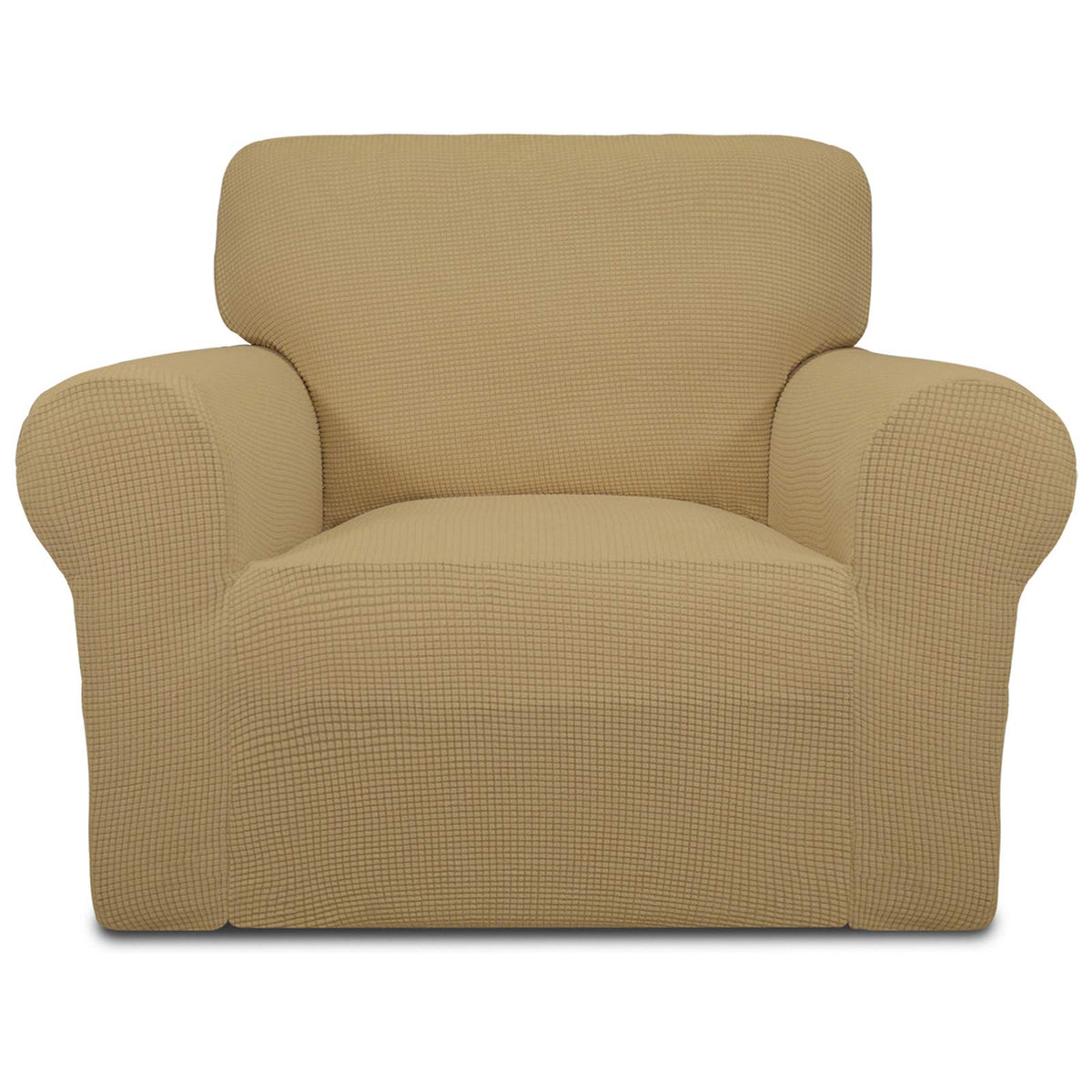 Easy-Going Stretch Chair Sofa Slipcover Washable Dark Gray
