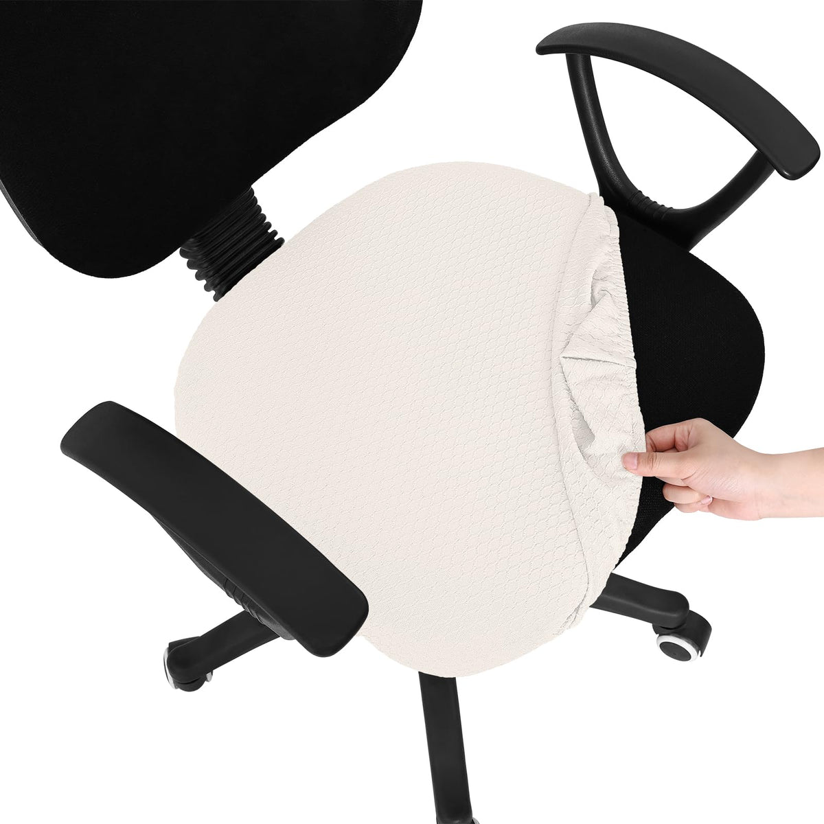 Smiry Office Computer Chair Seat Covers for Desk, Anti-dust Protector