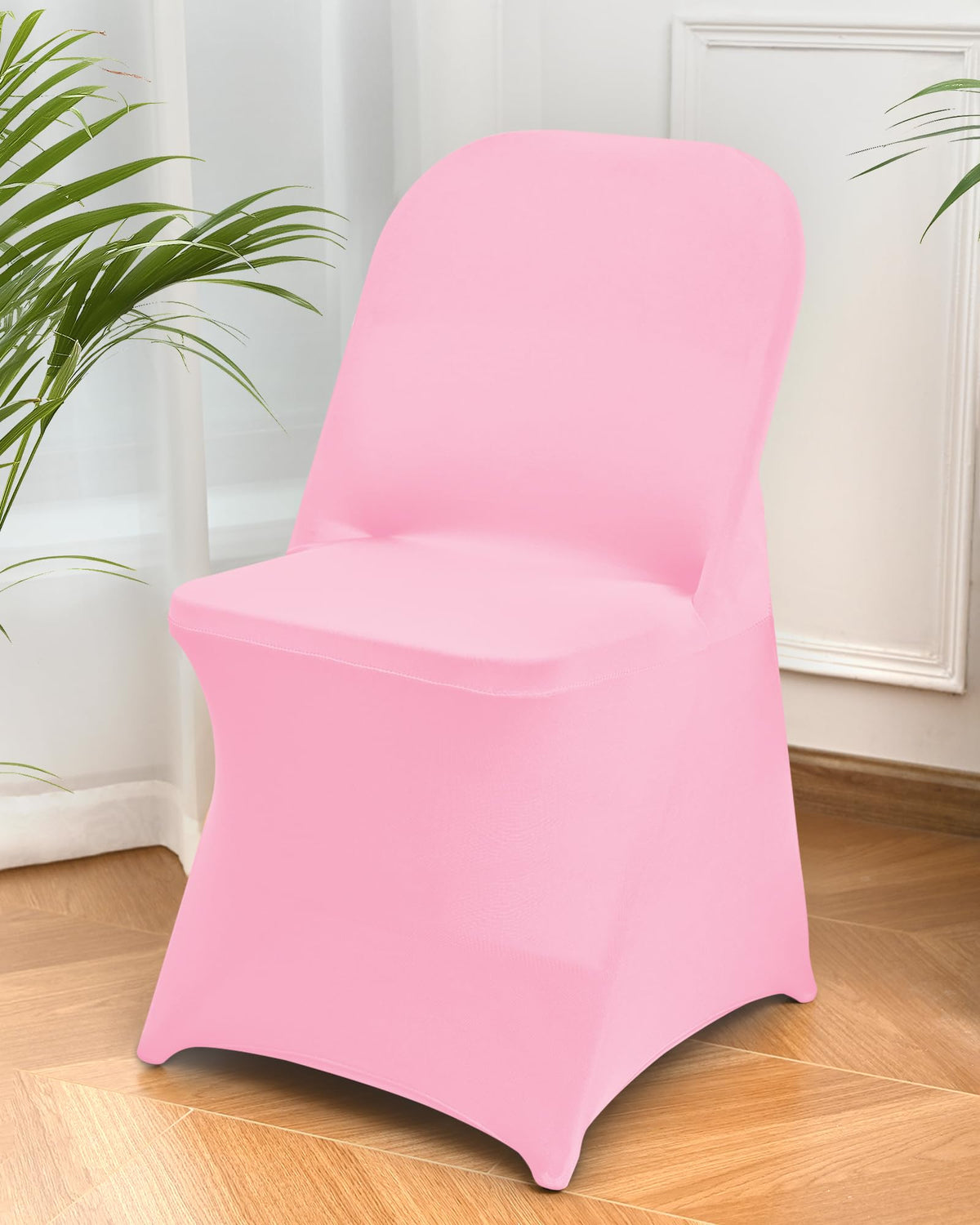 10 Packs White Spandex Stretch Folding Chair Covers Wedding Party
