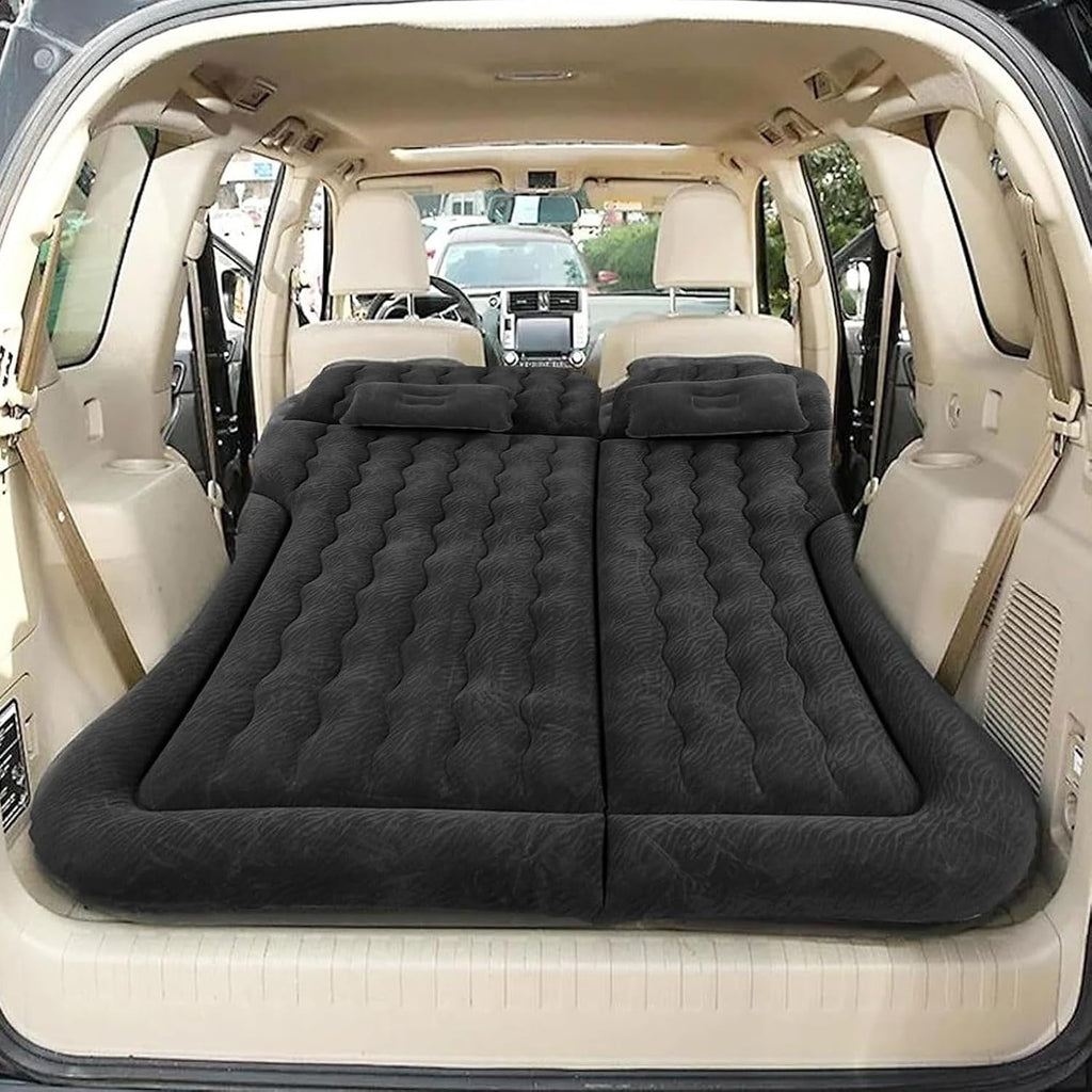 Car Air Mattress for Nissan Pathfinder IV 2012-2017 2018 2019 2020 2021, Car Mattress Inflatable Bed Portable Foldable with Pillow Camping Travel Car Accessories,Black