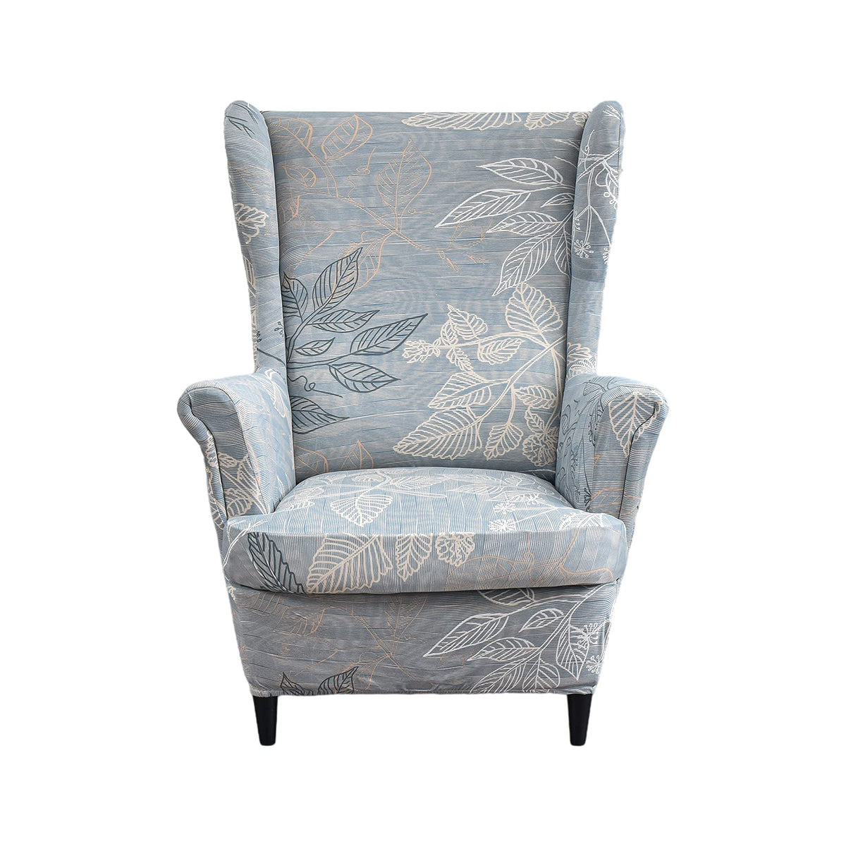 KRFOONN Stretch Wing Chair Slipcovers 2 Piece Wingback Chair Covers, A13