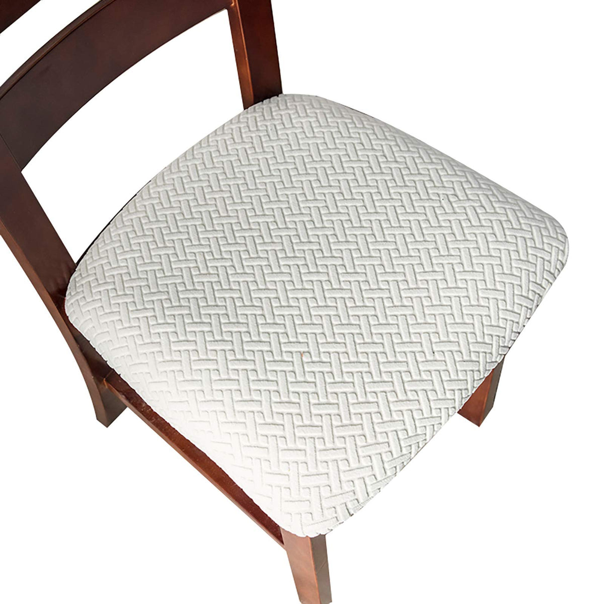 Genina Seat Covers for Dining Room Washable Chair Seat Slipcovers Set of 4