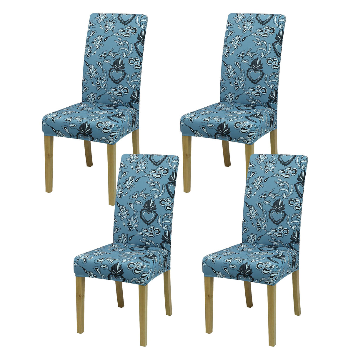 Velvet Dining Chair Covers,Dining Room Chair Covers Set of 6