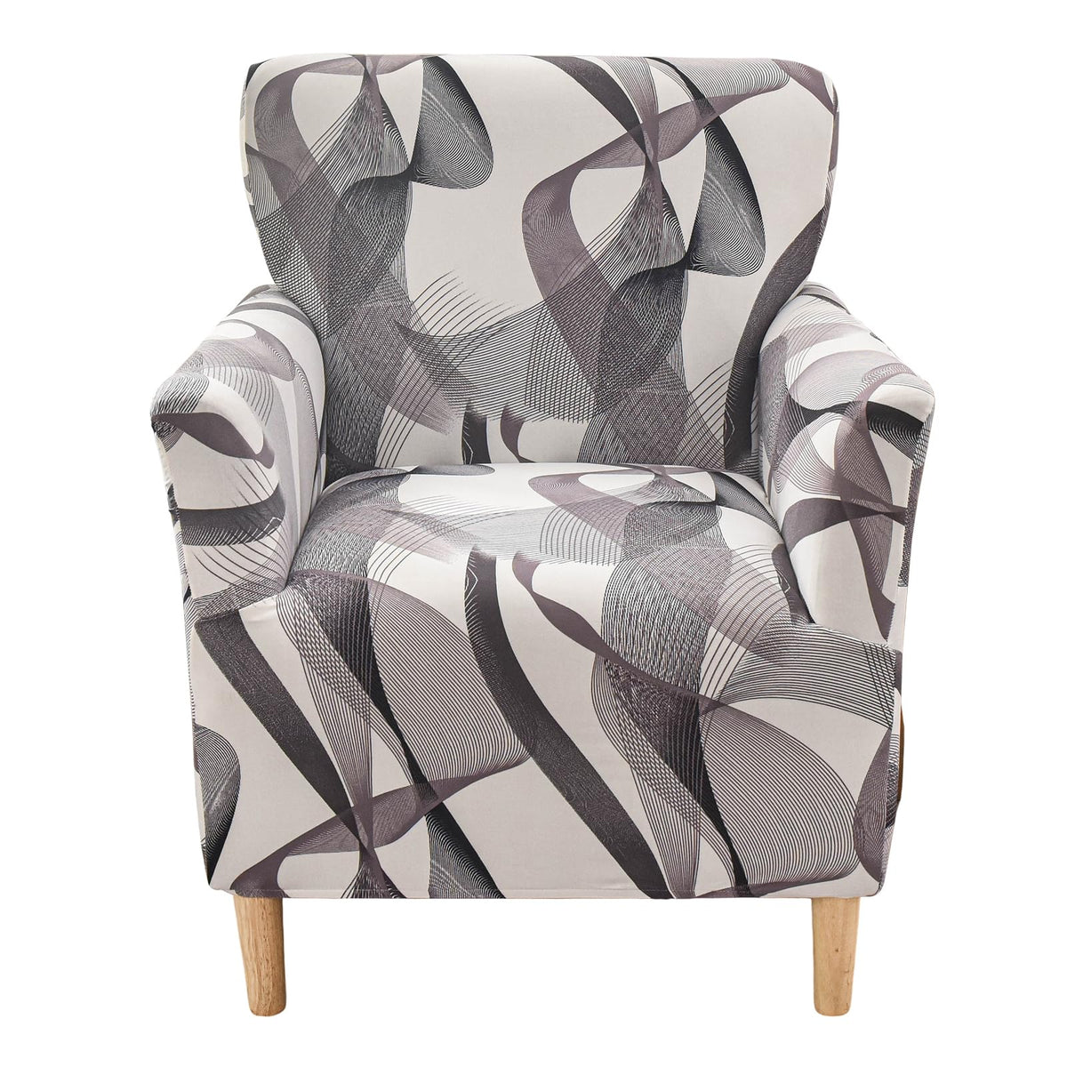 CRFATOP Accent Chair Cover,Stretch Armchair Slipcover for Living Room,Beige