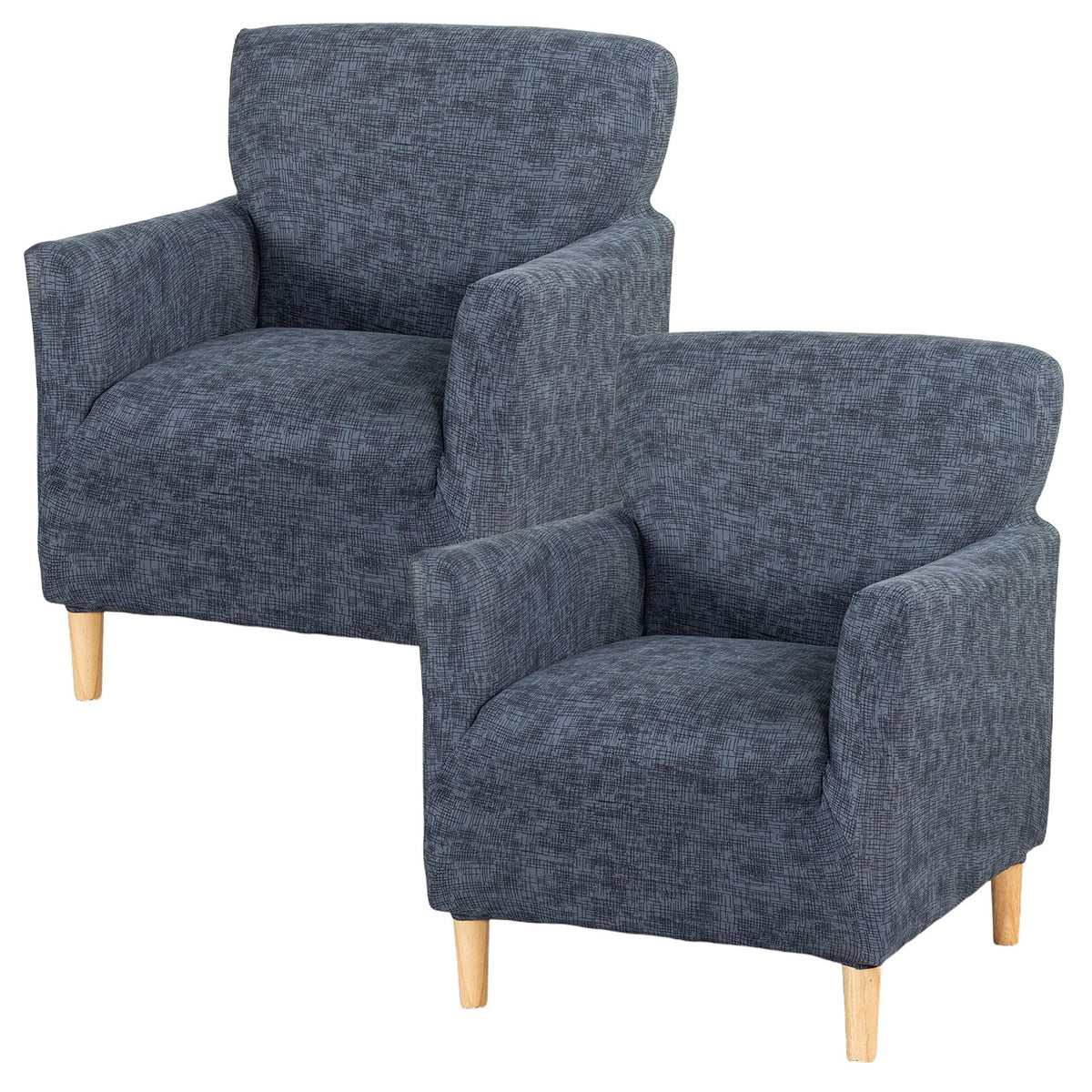 KRFOONN Chair Covers with Arms Armchair Slipcover for Living Room, Beige