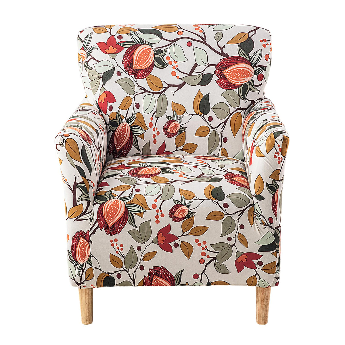 CRFATOP Accent Chair Cover,Stretch Armchair Slipcover for Living Room,Beige