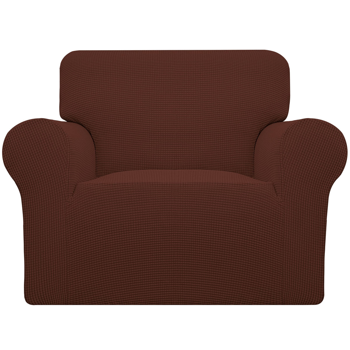 Easy-Going Stretch Chair Sofa Slipcover Washable Dark Gray