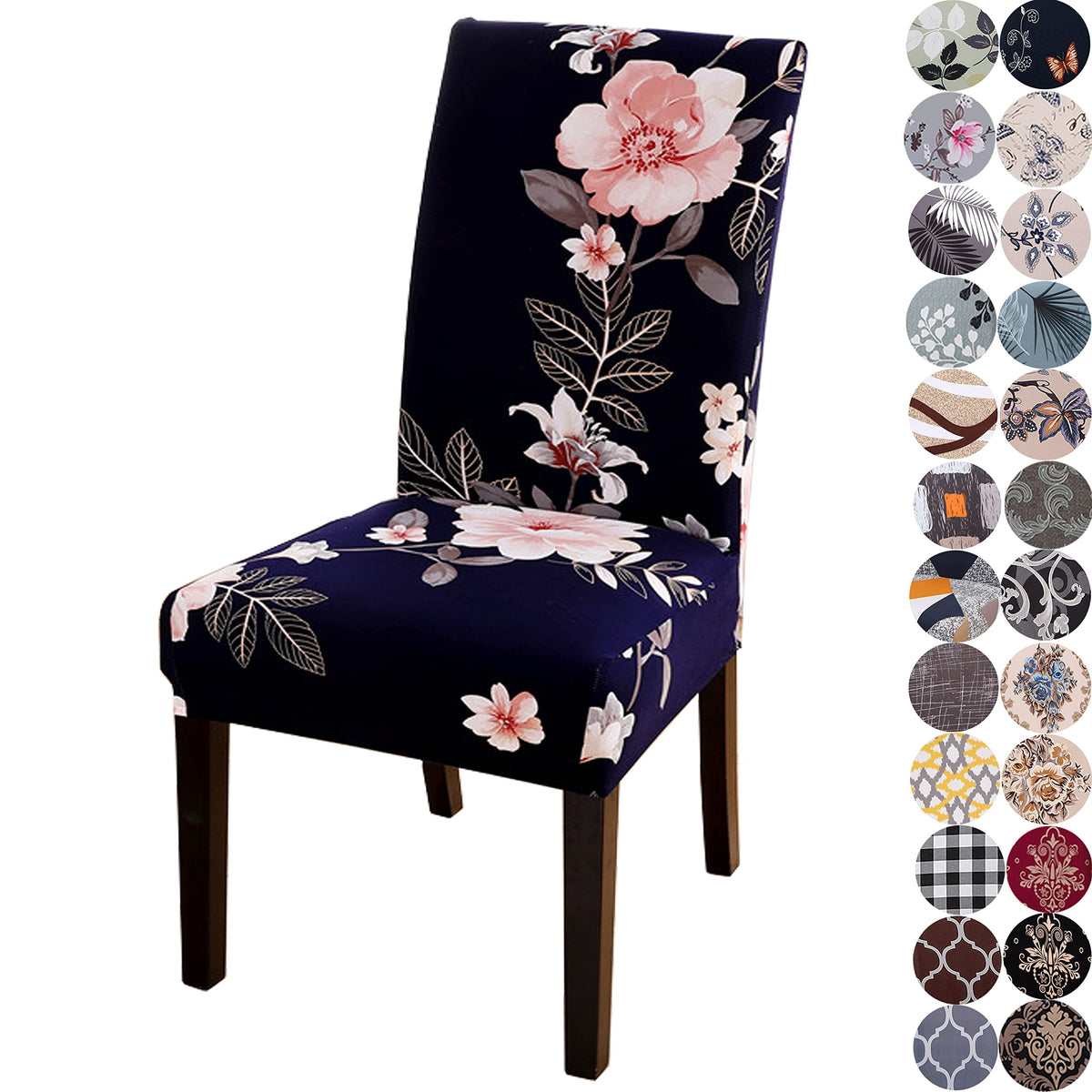 Stretchy Washable Parson Dining Chair Covers/Slipcovers Set of 4