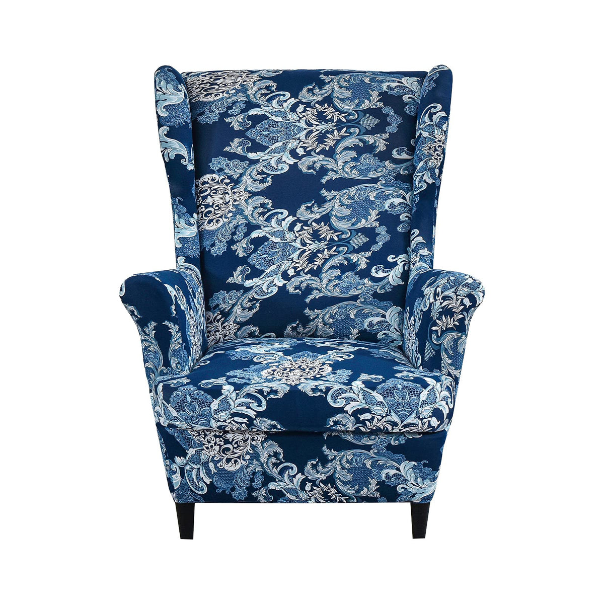 KRFOONN Stretch Wing Chair Slipcovers 2 Piece Wingback Chair Covers, A13
