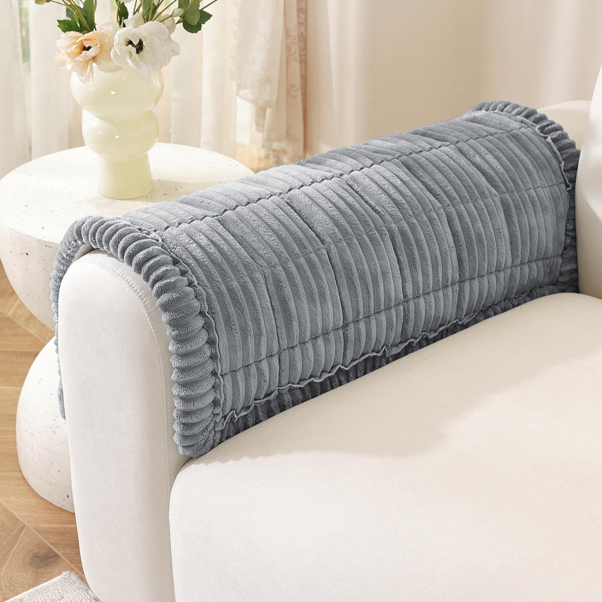 OstepDecor Couch Cover for Dogs, Washable Non Slip Sofa Cover for Pets